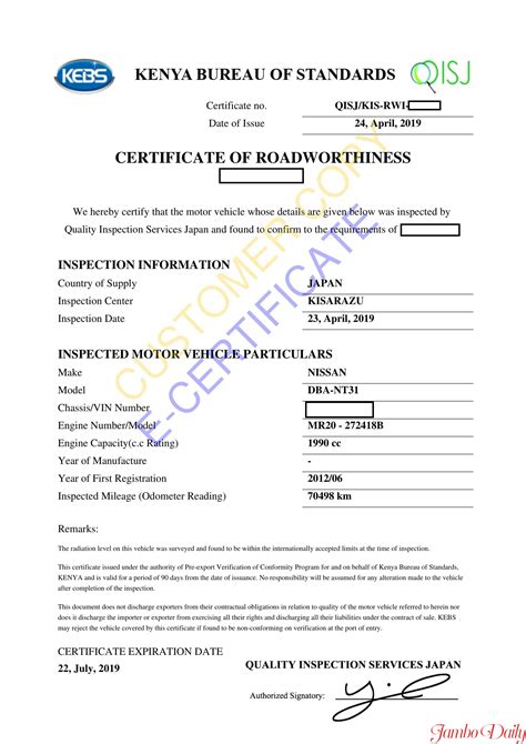 Verify QISJ Mileage .